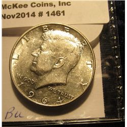 1461. 1964 P Kennedy Half Dollar. Silver. Unc.