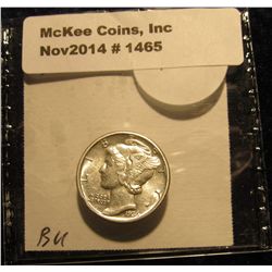 1465. 1936 P Mercury Dime. UNC.
