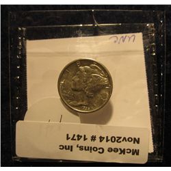 1471. 1938 S Mercury Dime. UNC.