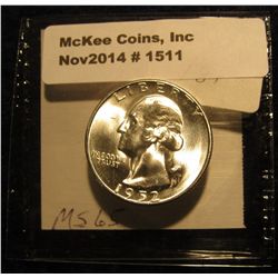 1511. 1952 S Washington Quarter. BU. Book Value is $30.00
