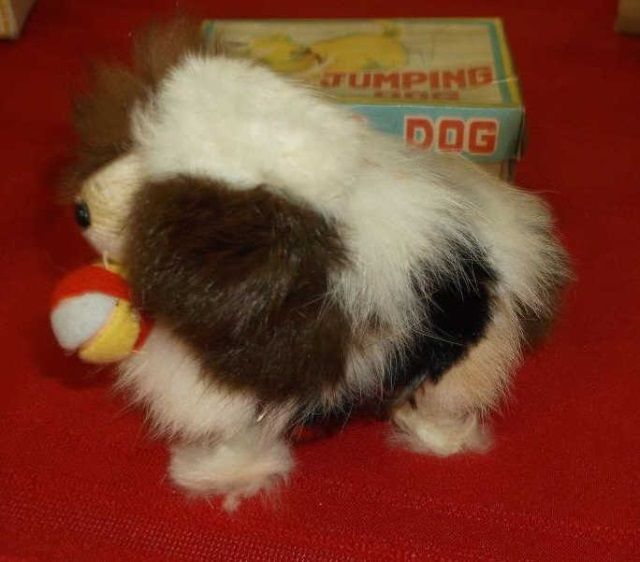 Jumping Dog Wind up Toy 1940 1950