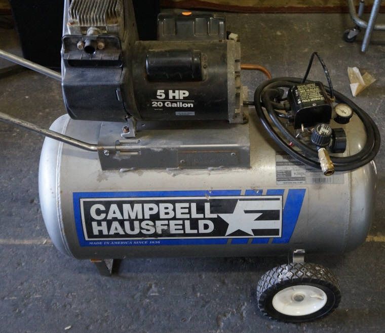 Campbell Hausfeld 5HP, 20Gallon Compressor.