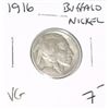 Image 1 : 1916 BUFFALO NICKEL RED BOOK VALUE $7.00+ *NICE EARLY VERY GOOD GRADE*!! BUFFALO NICKEL CAME OUT OF