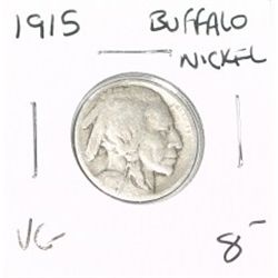 1915 BUFFALO NICKEL RED BOOK VALUE $8.00+ *NICE EARLY VERY GOOD GRADE*!! BUFFALO NICKEL CAME OUT OF