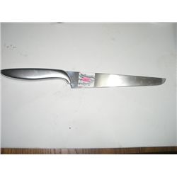 GERBER LONG KNIFE WITH STAINLESS STEEL HANDLE STAMPED *GERBER FRENCH*!! KNIFE CAME OUT OF SAFE!!