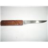 Image 1 : VINTAGE KNIFE WITH WOODEN HANDLE APPROX. 10 INCHES!! KNIFE CAME OUT OF SAFE!!