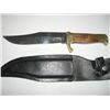 Image 1 : VINTAGE LARGE HEAVY DUTY KNIFE STAMPED *PAKISTAN* COMES WITH KNIFE CASE!! KNIFE CAME OUT OF SAFE!!