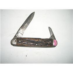 VINTAGE *VERY RARE* ENGLAND POCKET KNIFE STAMPED *GEORGE WOSTENHOLM SHEFIELD*!! KNIFE CAME OUT OF SA