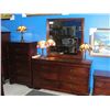 Image 1 : 4PC BEDROOM SUITE; 6 DRAWER DRESSER WITH MIRROR, 5 DRAWER HIGHBOY AND 2 2DRAWER NIGHT STANDS