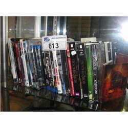 LOT OF ASSORTED BLURAY MOVIES, DVDS ETC