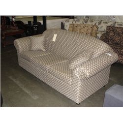 3 SEATER SOFA - BEIGE AND BLACK