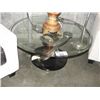 Image 1 : CONTEMPORARY GLASS TOP COFFEE TABLE