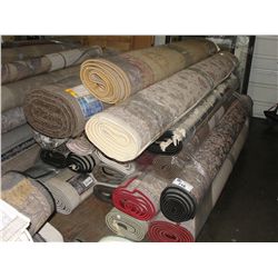 PALLET LOT OF NEW ASSORTED AREA RUGS - ASSORTED STYLES AND SIZES