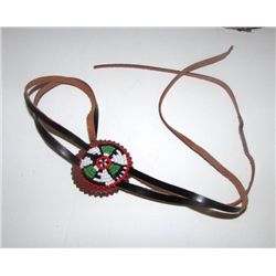 Native American Thunderbird Beaded Bolo Tie