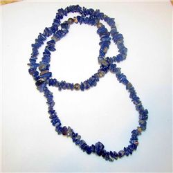 Vintage Raw Lapis Nugget Necklace