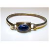 Image 1 : Sterling Silver 925 Lapis Lazuli Bangle Bracelet