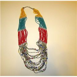 Native American Old Pawn Beaded Necklace