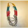 Image 1 : Native American Old Pawn Beaded Necklace