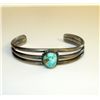 Image 1 : Native American Navajo Sterling Turquoise Bracelet