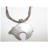 Image 2 : Native American Navajo Sterling Silver Lapis Bear