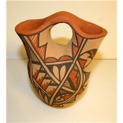 Native American Jemez Pueblo Wedding Vase 1960s