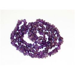 Vintage Amethyst Chip Necklace