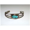 Image 1 : Navajo Old Pawn Sterling Silver Turquoise Bracelet