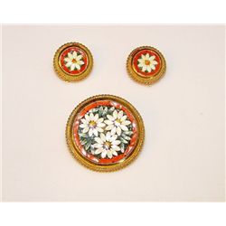 Vintage Italian Micro Mosaic Set