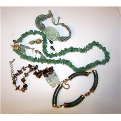 Vintage JADE Jewelry Lot