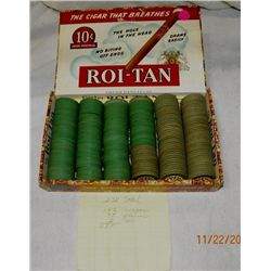 Vintage Clay Poker Chips