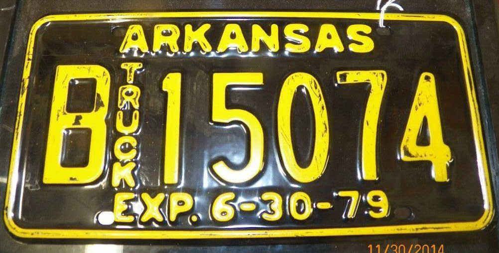 Arkansas Truck License Plate