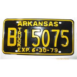 Arkansas Truck License Plate