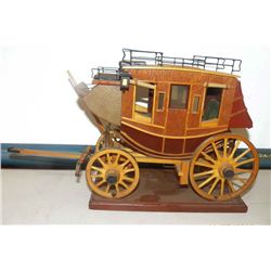Wooden Stage Coach Model
