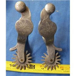 Vintage Renalde Western Cowboy Spurs