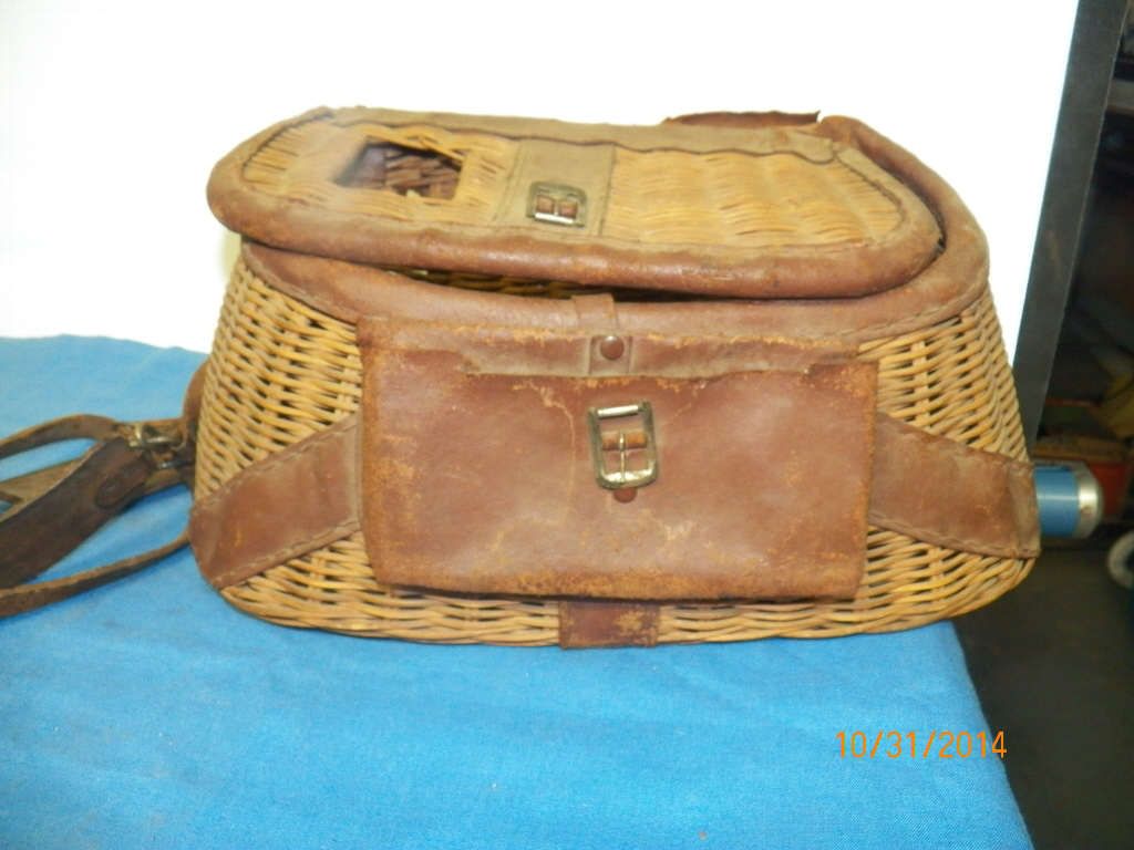 Antique Fly Fishing Basket