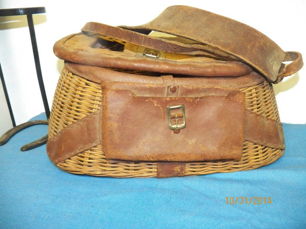 Antique Fly Fishing Basket