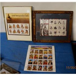 Chief & Cowboy Stamps
