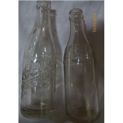 2-Vintage Soda Bottles