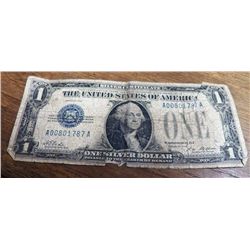 1928 Funny Back One Dollar Silver Certificate
