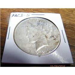 1923 S Peace Silver Dollar