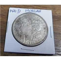 1921-D Morgan Silver Dollar