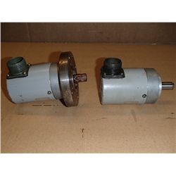 Lot of (2) Mitsubishi Encoders - Tags not legible