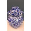Image 1 : Hand Crafted Chinese Porcelain Covered Jar  (10 Inches High)
