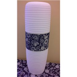 Hand Crafted Chinese Porcelain Modern Vase  (23" high, 7.25" diameter)