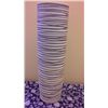 Image 1 : Hand Crafted Chinese Porcelain Modern Vase  (25" high, 7.25" diameter)