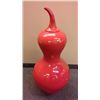Image 3 : Large Hand Crafted Chinese Porcelain Red/Gold    (43.5" high)