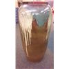 Image 1 : Large Hand Crafted Chinese Porcelain Modern  Vase (34.5" high)