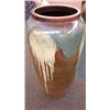 Image 2 : Large Hand Crafted Chinese Porcelain Modern  Vase (34.5" high)