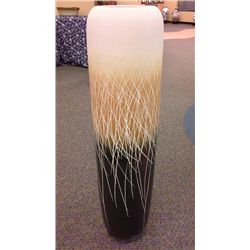 Large Hand Crafted Chinese Porcelain Modern  Vase (38.5" high)
