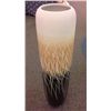 Image 2 : Large Hand Crafted Chinese Porcelain Modern  Vase (38.5" high)
